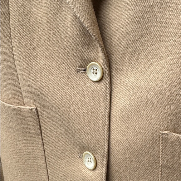Vintage Gordon Of Philadelphia Classic Tan Women's Blazer 100% Wool - Picture 8 of 9